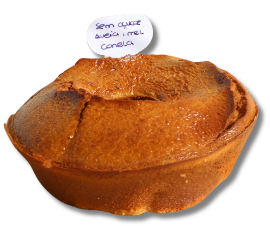 Bolo Sem Açúcar Canela